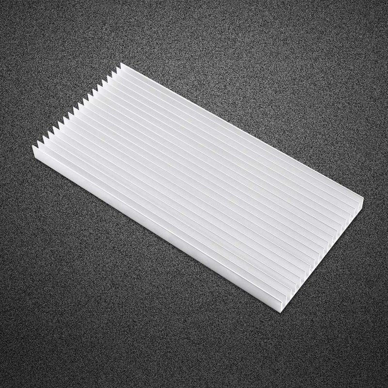 مشتت حرارة من الألومنيوم للإضاءة LED مقاس 300x140x20مم لتبريد الإضاءة عالية الطاقة - Image 4