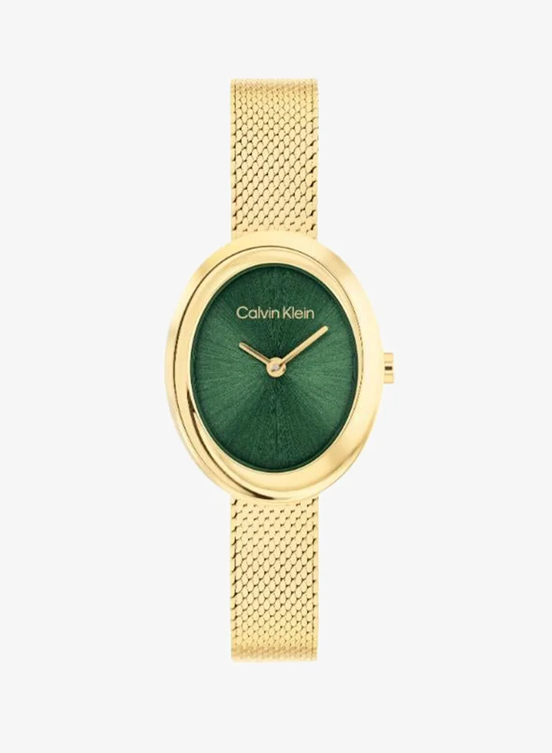 CALVIN KLEIN 25100152 Twisted Bezel Analogue Watch