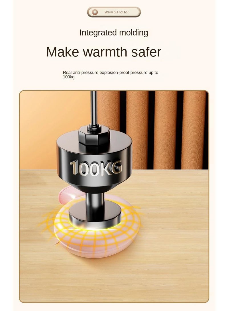 Generic Doughnut Warm Water Bag Mini Portable Hot Hand Bag Waterflooding PVC Bag 600ml  - Image 4
