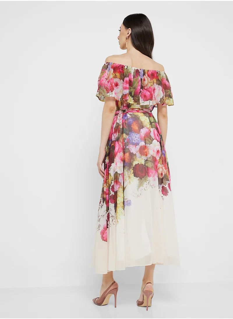 ايلا Floral Print Dress