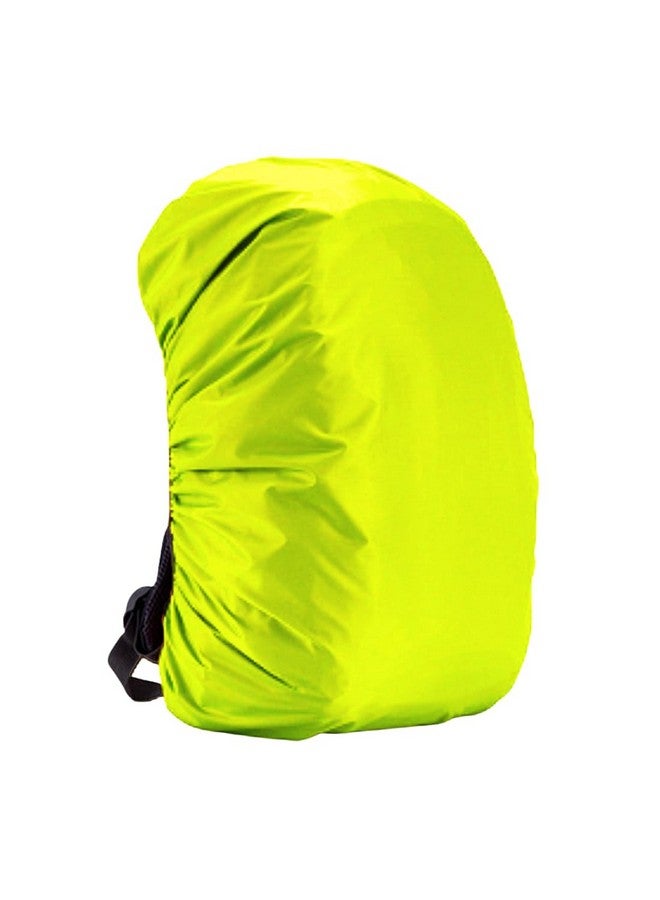 KARBD Rain and Dust Cover with Pouch for 20L-30L-40L Backpacks Luggage School Laptop Bags Hiking Camping Traveling PU Coated Waterproof Nylon Cover with Grip Buckle Elastic Closure (Neon Green) - Image 1