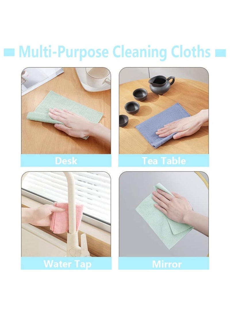 20 قطعة من مناشف تنظيف الأطباق المصنوعة من الألياف الدقيقة القابلة لإعادة الاستخدام - Image 4