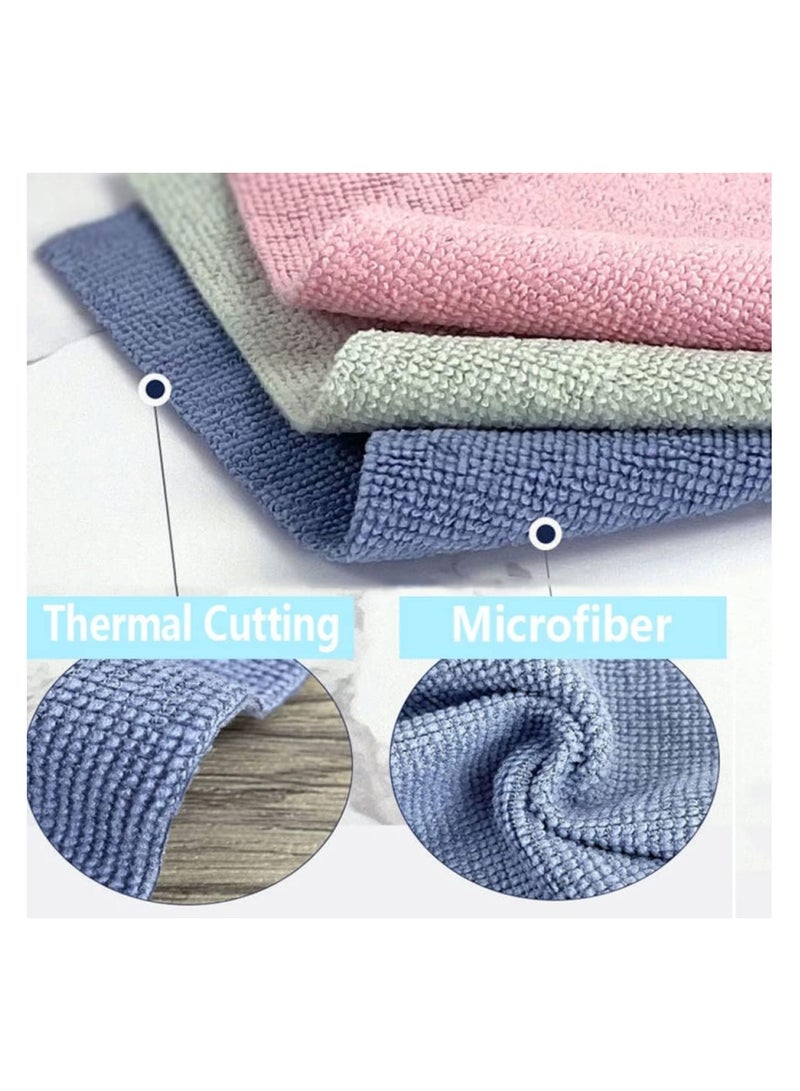 20 قطعة من مناشف تنظيف الأطباق المصنوعة من الألياف الدقيقة القابلة لإعادة الاستخدام - Image 2