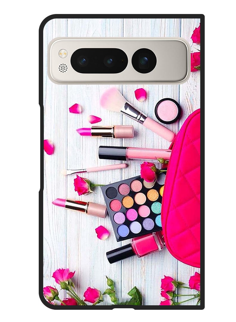 Theodor Protective Case Anti Scratch Shock Proof Bumper Cover for Google Pixel Fold Makeup Thing - Image 1