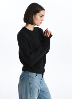 Crew Neck Straight Long Sleeve Women's Knitwear Sweater - pzsku/Z06567B2C836574DE666BZ/45/_/1735652153/b0cb2fb5-774c-48fe-b48b-70a13c46dd7e