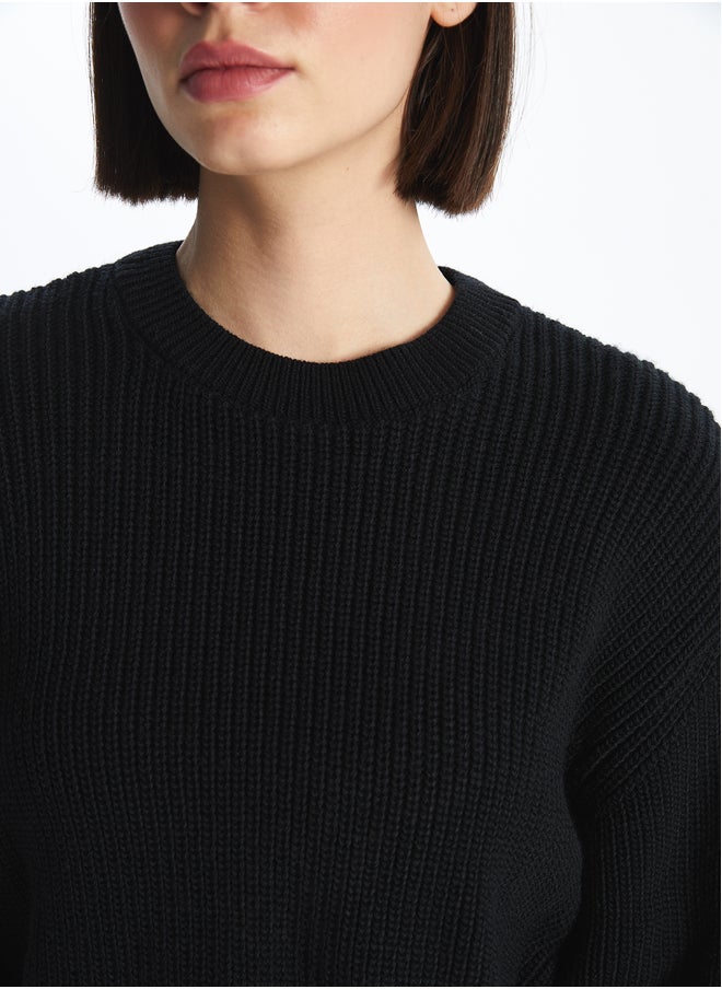 LC WAIKIKI Crew Neck Straight Long Sleeve Women's Knitwear Sweater  - Image 4