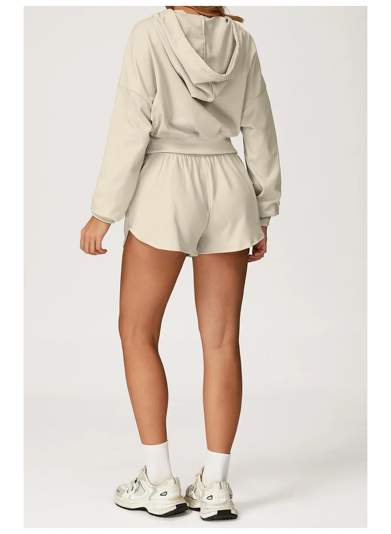 KAWN.YOGA Milky-White Loose Fit Jacket for Women | Best Price UAE