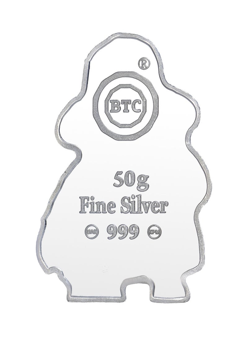 BTC 50g Freej Silver Ingot  - Um Khammas - Image 3