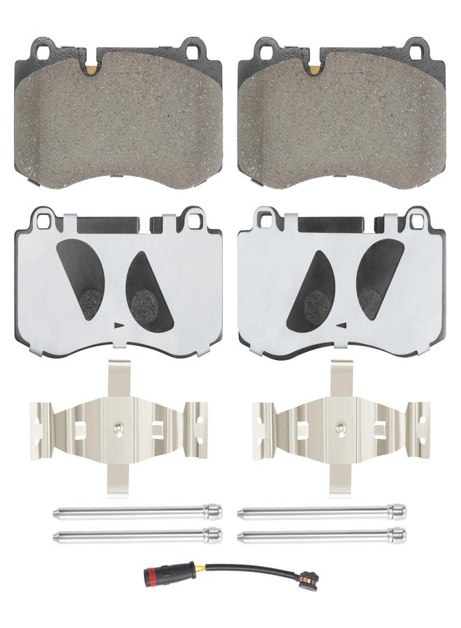 SUPLABEL HZ1223 Premium Semi-Metallic Disc Brake Pad Set - Compatible With Select Mercedes-Benz CL550, CL600, S350, S400, S550, S600; FRONT - Image 1