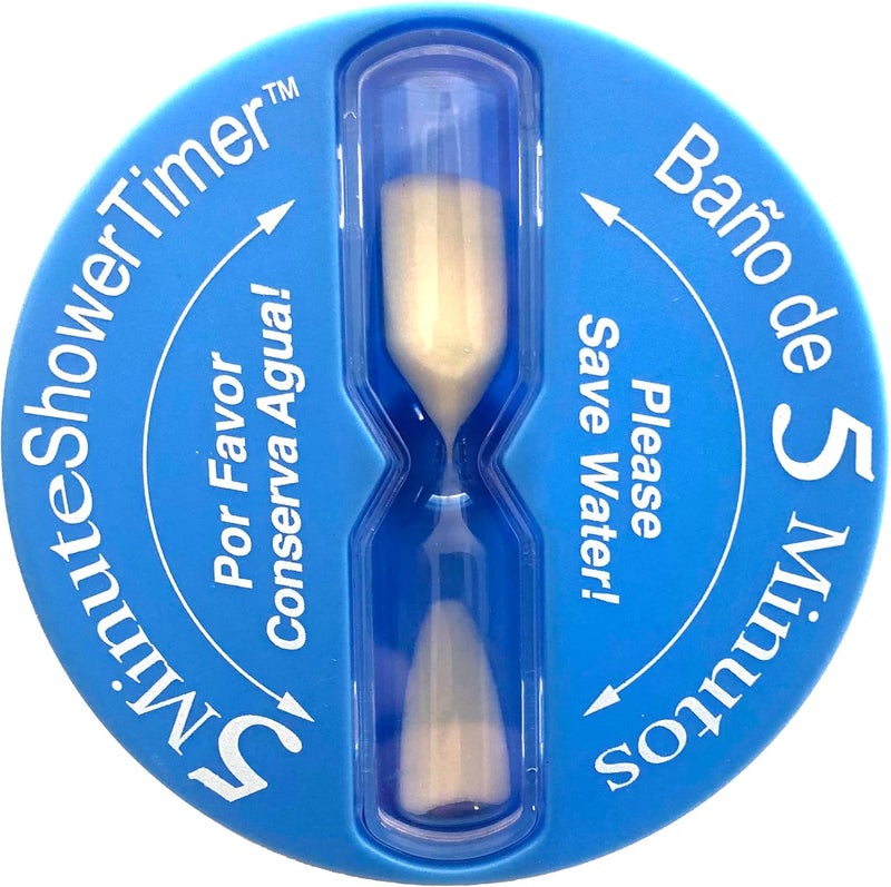 New Resources Group Five Minute Shower Timer Hot Water Saver Sand Timer (1) - Image 1