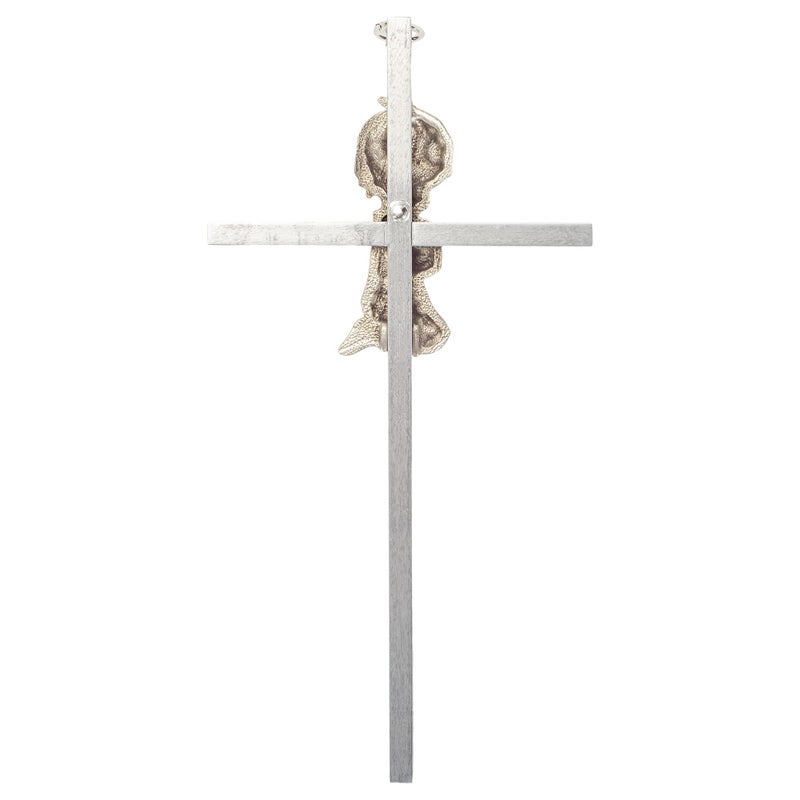 Dicksons Praying Little Girl Pink 6 Inch Metal Hanging Wall Cross - Image 3