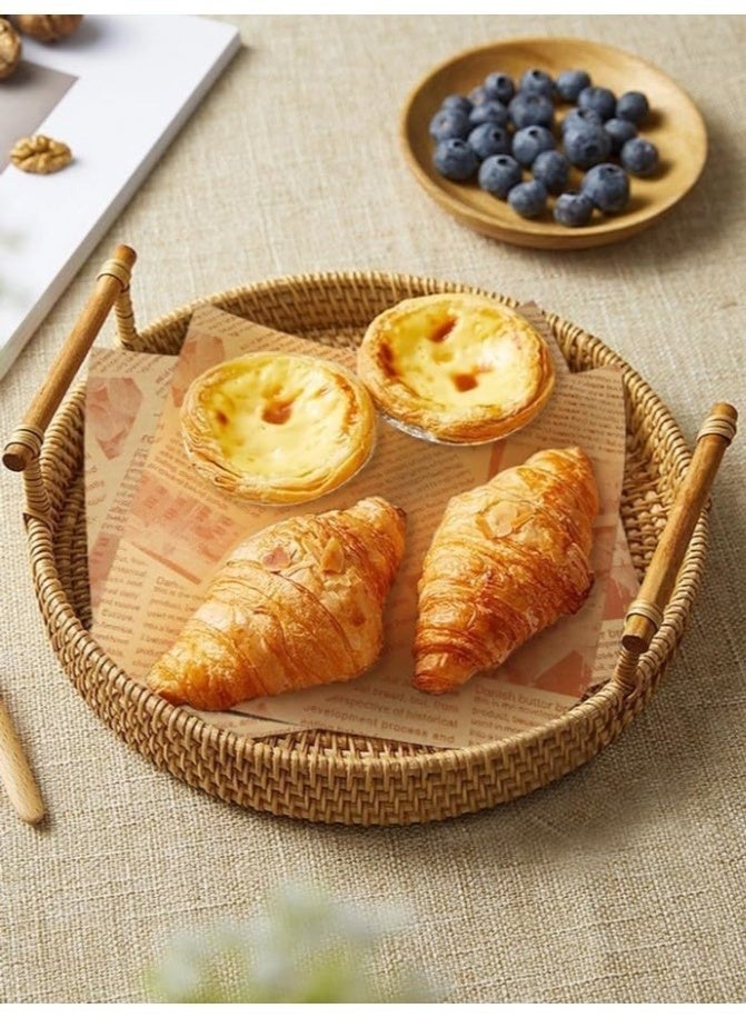 لفة ورق زبدة فاخر غير لاصق، مقاومة للحرارة والماء والدهون، ضرورية للطبخ والشوي والتبخير والقلي بالهواء، مزودة بقاطعة لسهولة القطع (5أمتار × 30 سم). - Image 3