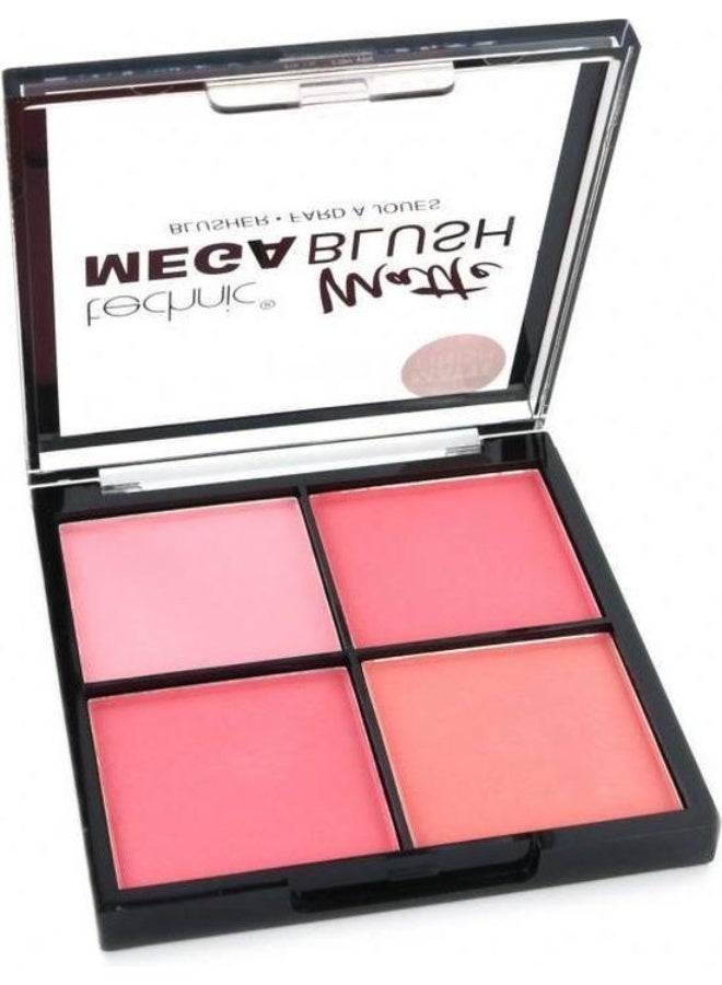 Technic Matte Finish Mega Blush Palette - 4 Color - Image 3