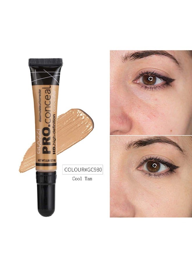 جلازي خافي العيوب Pro Conceal HD ، يستخدم لتفتيح تحت العينين وإضفاء إحساس بالسطوع على الوجه ، ويمكن استخدامه قبل المكياج ، يمتزج تماما مع كريم الأساس السائل - Image 1