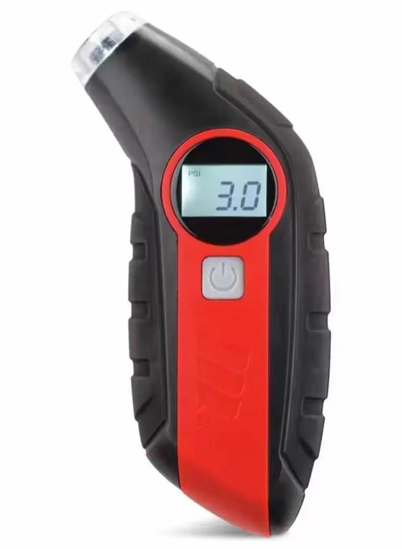 موتوماستر جهاز قياس ضغط الإطارات الرقمي من MotoMaster مزود بإضاءة LED