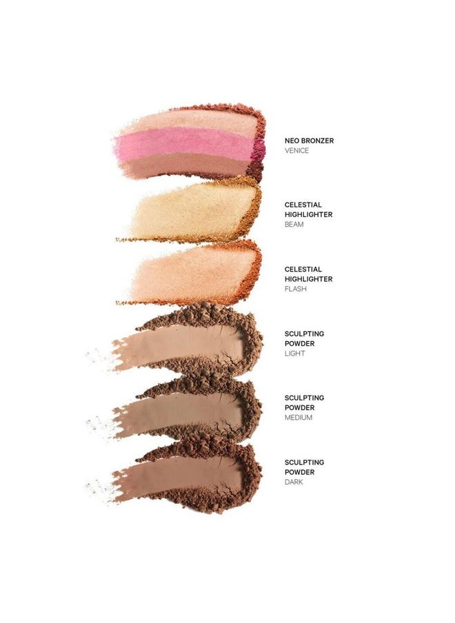 Kevyn Aucoin - The Contour Book, The Art Of Sculpting & Defining Volume 3: Makeup Artist Palette. Defines Facial Features. Eyes, Cheekbone, Nose & Jawline. Highlighters To Glow. All Skin Tones & Shapes. - Image 1