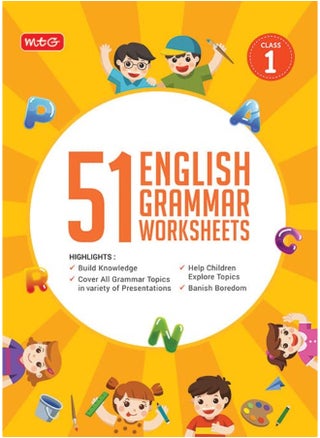 MTG 51 English Grammar Worksheets Class 1 – Grammar Work books to practice English concepts in interactive way (Based on CBSE/NCERT) - pzsku/Z06574B61465B74580AE9Z/45/_/1730195132/524cd2da-8ec1-4278-b3bf-2ec6e63c78ff
