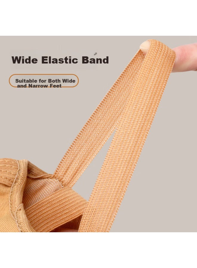 Zhiyouban Adult Dance Shoes For Dance Exams Elastic Skin Color Yoga Practice Shoes Skin Color Children's Ballet Shoes - Image 4