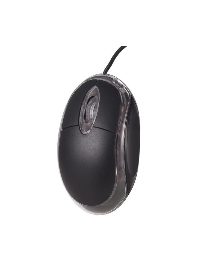 ماوس USB سلكي ثلاثي الأبعاد أسود/شفاف - Image 3