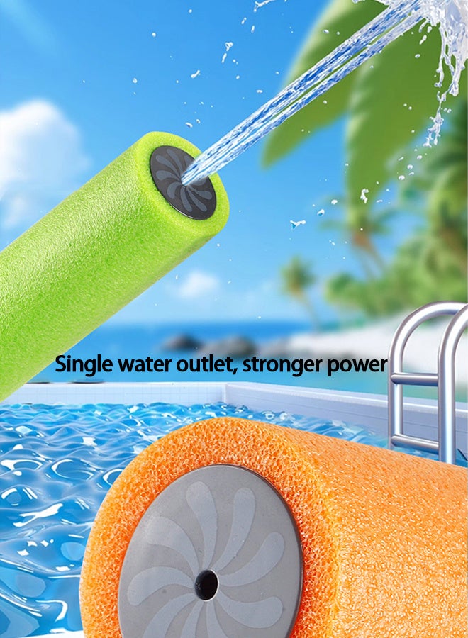 Water Squirt Shooter Water Gun for Kids, 6-Piece Children's Summer Outdoor Pool Battle Foam Waters Blaster Toy, 40×4cm - Image 4