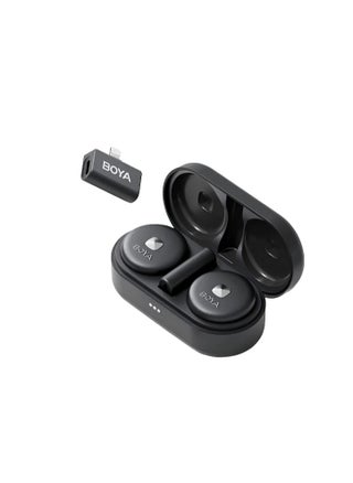 BOYA BY-MMC D Wireless Microphone for iPhone [MFi Certified] Magnetic Clip Noise Cancelling with Charging Case and 164ft Transmission Range and iPad Black, Mono - pzsku/Z06577D0A4DB760258CB7Z/45/1747058350/3bdec433-2d86-4f9b-a547-723b656aa034