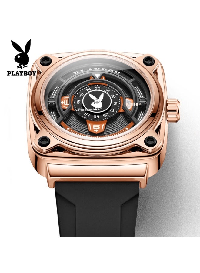 Playboy Men's Luminous Waterproof Quartz Watch Trendy Fashion Men's Watch Valentine's Day Gift Elegant Wrisch For Men - Image 4