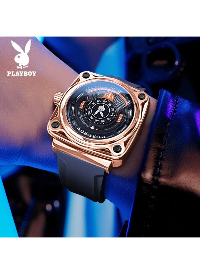Playboy Men's Luminous Waterproof Quartz Watch Trendy Fashion Men's Watch Valentine's Day Gift Elegant Wrisch For Men - Image 5