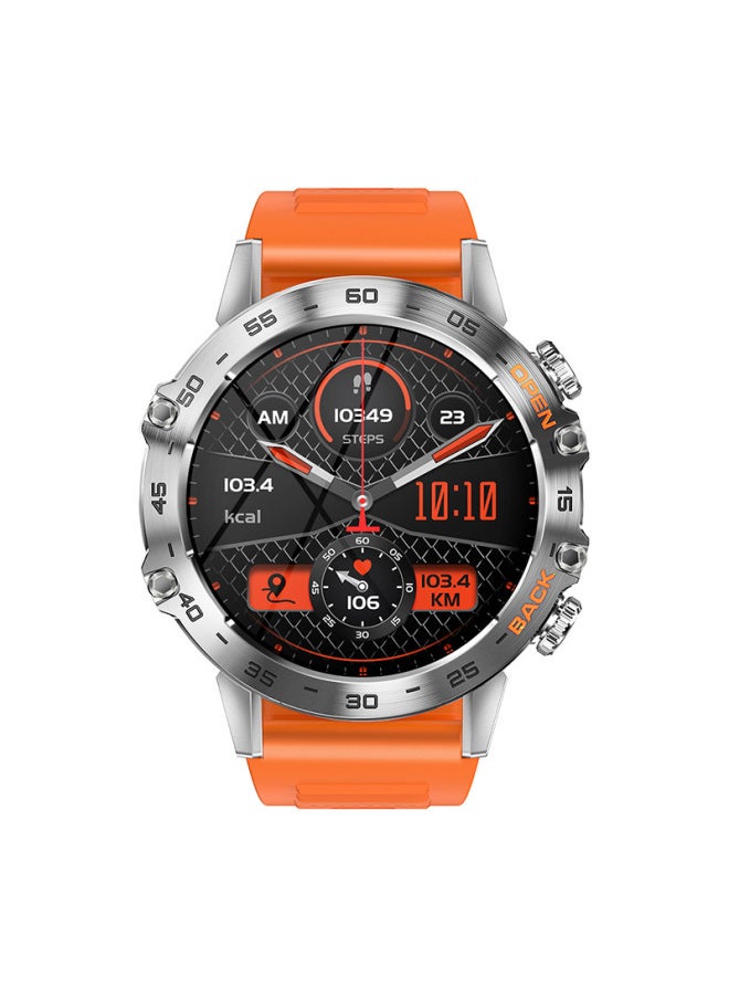 K52 Smart Watch Heart Rate Bluetooth Call InFormation Push Sports Wristband Digital Computer Smart Watch-Color:silver Nylon Green