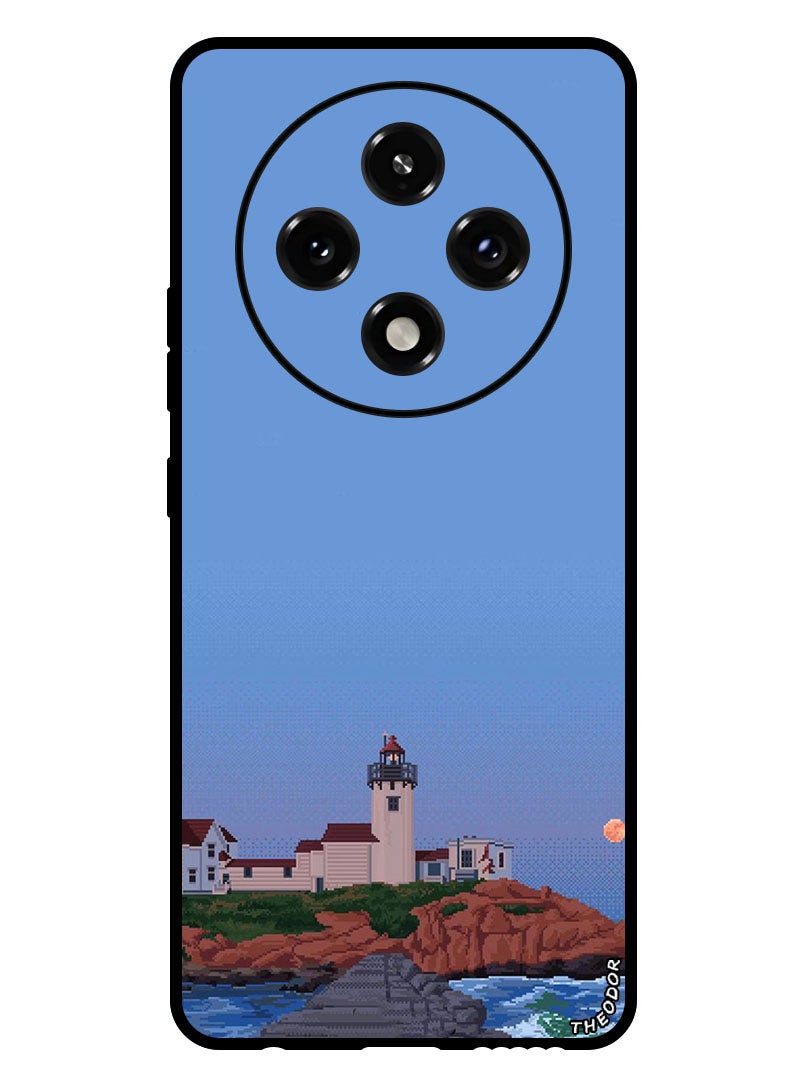 Theodor Protective Case Anti Scratch Shock Proof Bumper Cover For Oppo A3 Pro Light house - Image 1