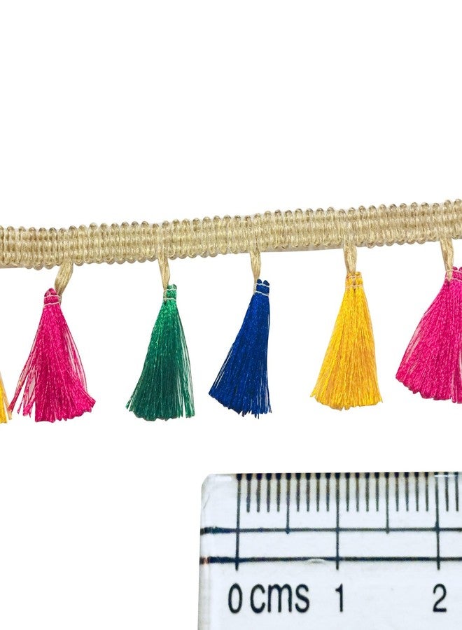 La Shield Eerafashionicing Fabric Laces for Dresses, Craft and Home Decor (Multicolour, 9.5 m) - Image 3