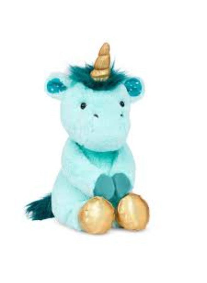 B. Toys LSN B.TOYS STUFFED PLUSH BLUE UNICORN 