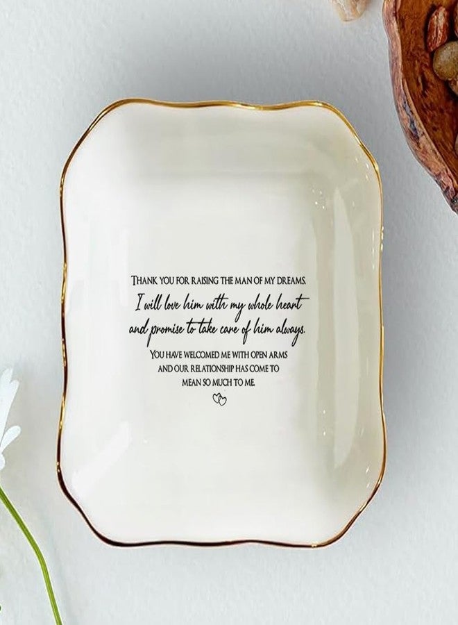 BAT Trang Ceramic Jewelry Dish, I Will Love Him with My Whole Heart, Mother in Law Wedding Gifts, Mother of The Groom Gifts from Bride, Bridal Shower Gift, Bonus Mom Gift - Image 3