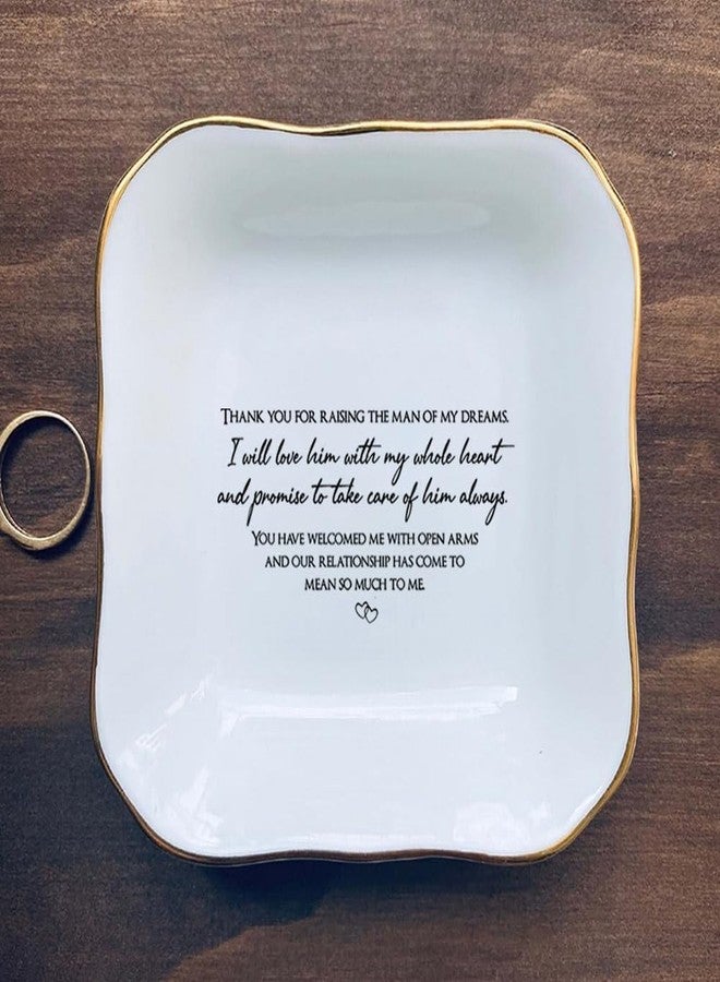BAT Trang Ceramic Jewelry Dish, I Will Love Him with My Whole Heart, Mother in Law Wedding Gifts, Mother of The Groom Gifts from Bride, Bridal Shower Gift, Bonus Mom Gift - Image 5