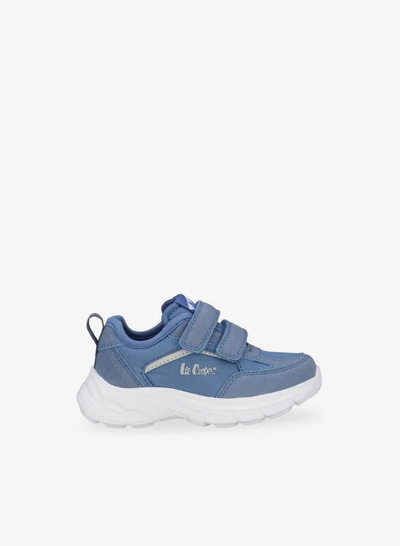 Lee Cooper BLUE Boys Hook & Loop Ankle School Sneakers for Men | Best Price UAE