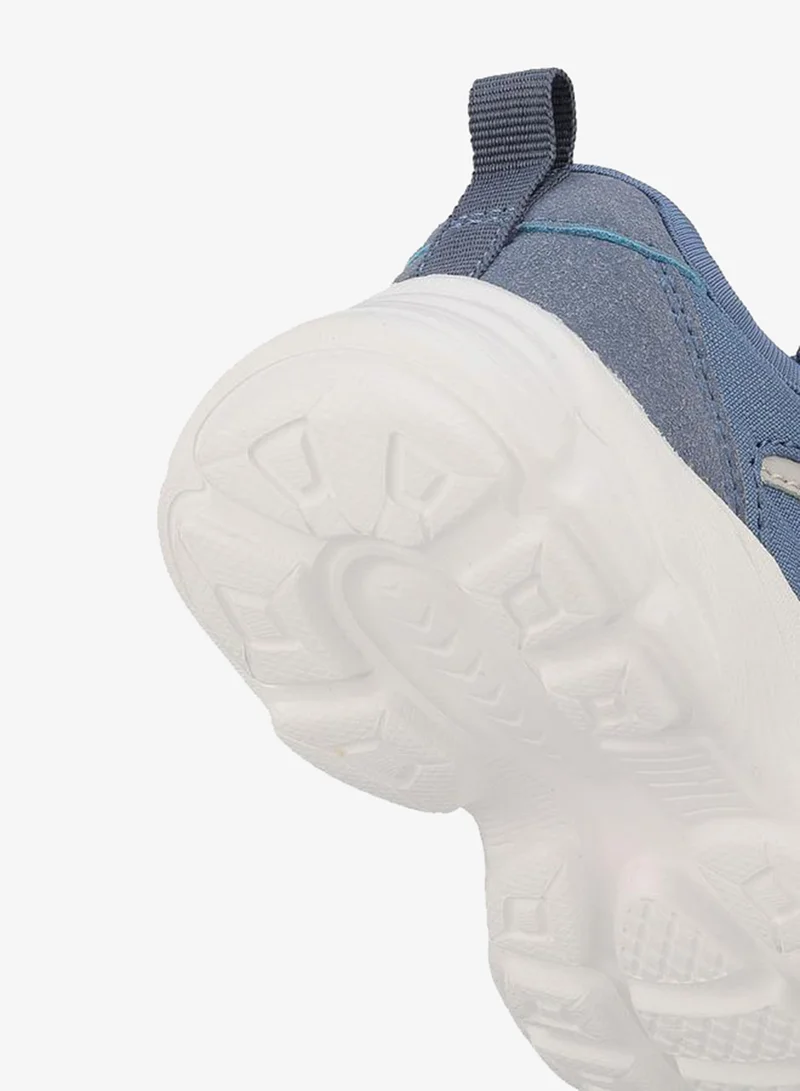 Lee Cooper BLUE Boys Hook & Loop Ankle School Sneakers for Men | Best Price UAE