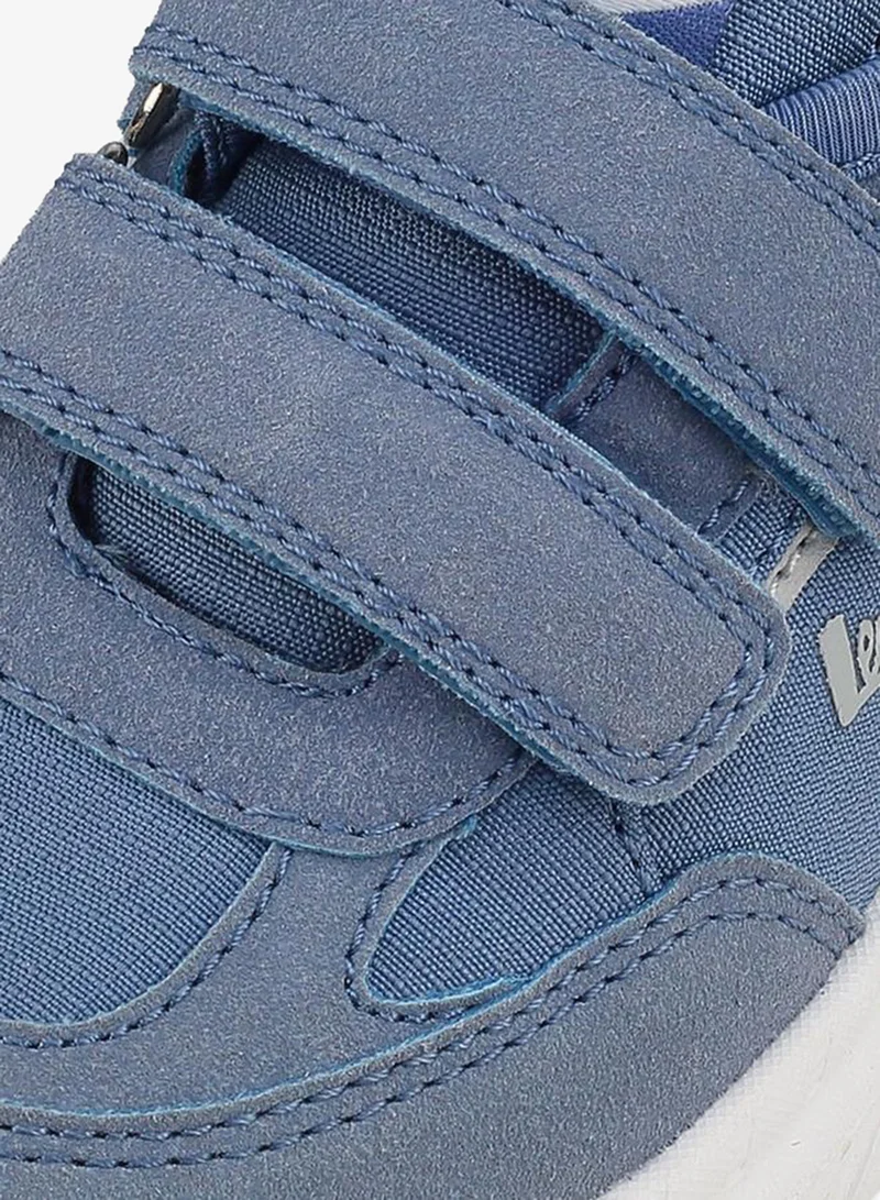 Lee Cooper BLUE Boys Hook & Loop Ankle School Sneakers for Men | Best Price UAE