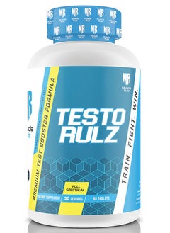 Muscle Rulz Testo Rulz Testosterone Booster 60 Tablets 