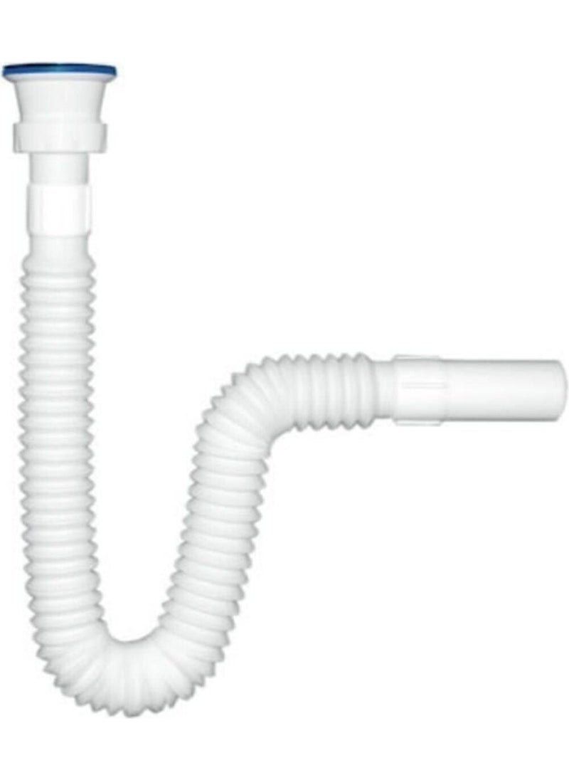 Wuvera Long Bellows Sink Siphon Sink Drain Pipe 