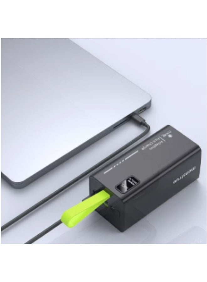 زوم بلس بطارية احتياطية Zoom Plus ZP50B بسعة 50000 مللي أمبير في الساعة مع 22.5 وات PD و4 منافذ USB وشاشة عرض - Image 2