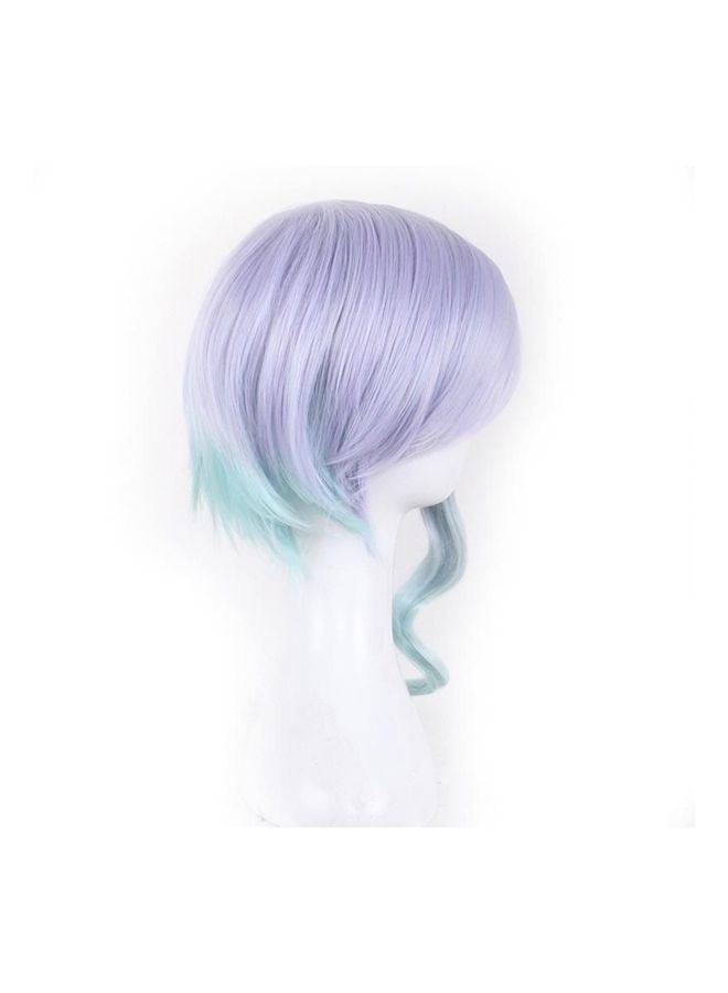 إسكدنيا شعر مستعار لحفلات الكوسبلاي بنفسجي/ أزرق - Image 1