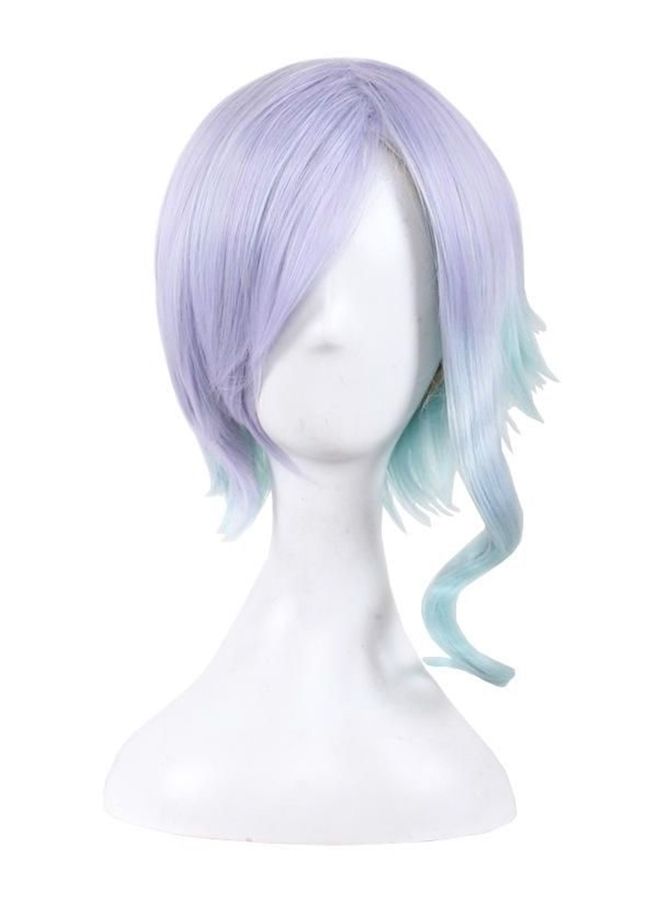 إسكدنيا شعر مستعار لحفلات الكوسبلاي بنفسجي/ أزرق - Image 2