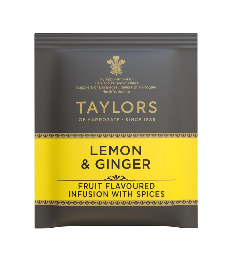Taylors of Harrogate Lemon & Ginger Herbal Tea, 100 Count (Pack of 1) - Image 3