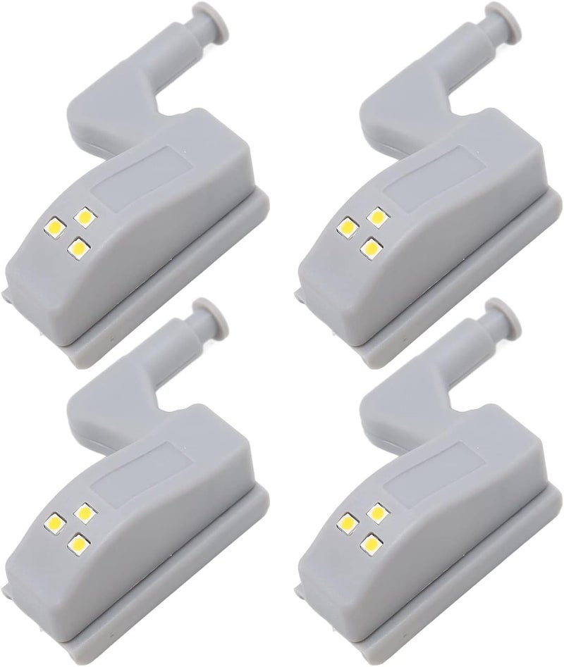 HEEPDD 10 Sets Cabinet Hinge LED Light, with 3 Brightness Modes, Motion Sensor Activated for Kitchen, Closet and Living Room 10 Sets Cabinet Hinge LED Light, ABS Material Nan Lighting (Warm + - Image 2