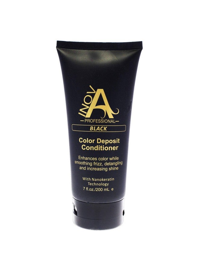 Inova Professional Color Deposit Conditioner Black Conditioner Unisex 7 Oz - Image 2
