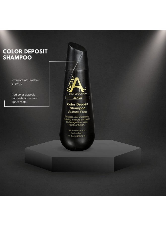 Inova Professional Color Deposit Conditioner Black Conditioner Unisex 7 Oz - Image 5