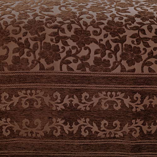 Victor Victor Splash CoralCotton Viscose Double Bedcover with Pillow Covers Easy WashExtra Soft BreathableFade Resistant Cooling 90 x 100 228cm x 254cm Coffee  - Image 5