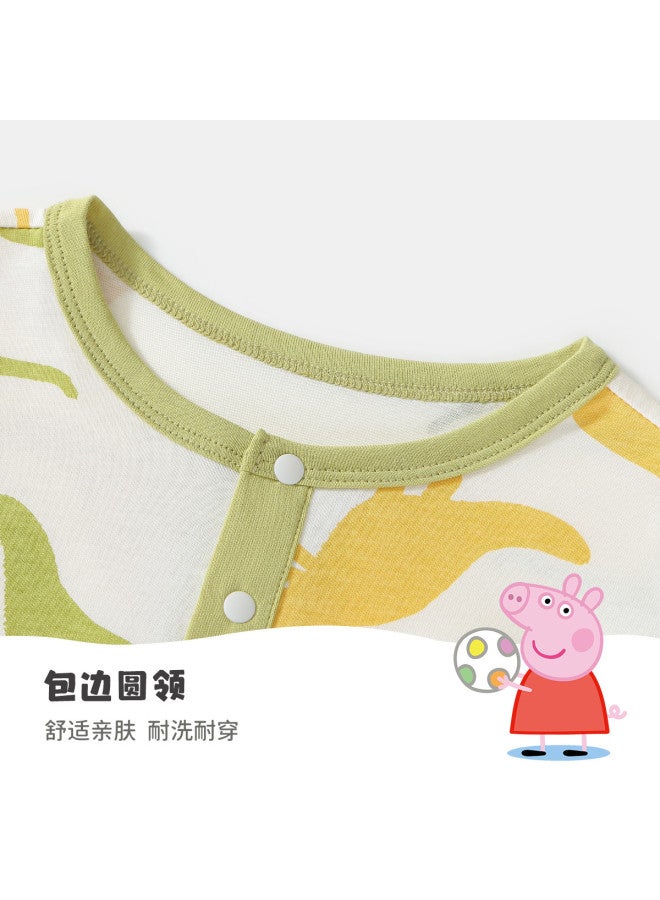 Peppa Pig طقم بيجاما صيفي للأطفال الأولاد من بيبا بيغ - ملابس منزلية ناعمة للأطفال الرضع - Image 4
