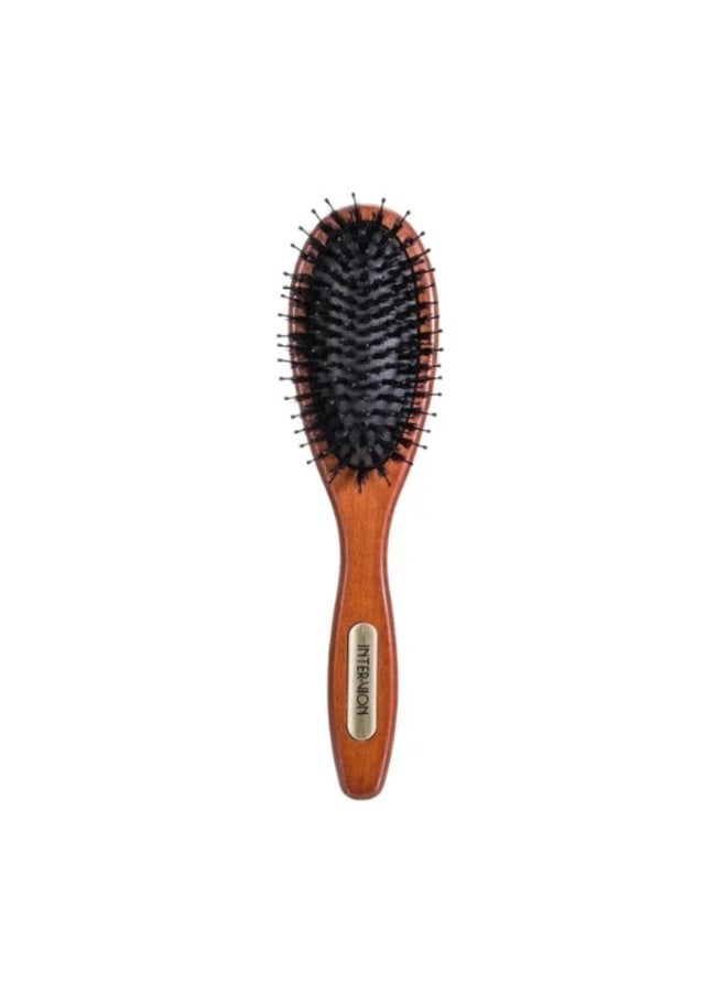 Wooden Hair Brush - Brown