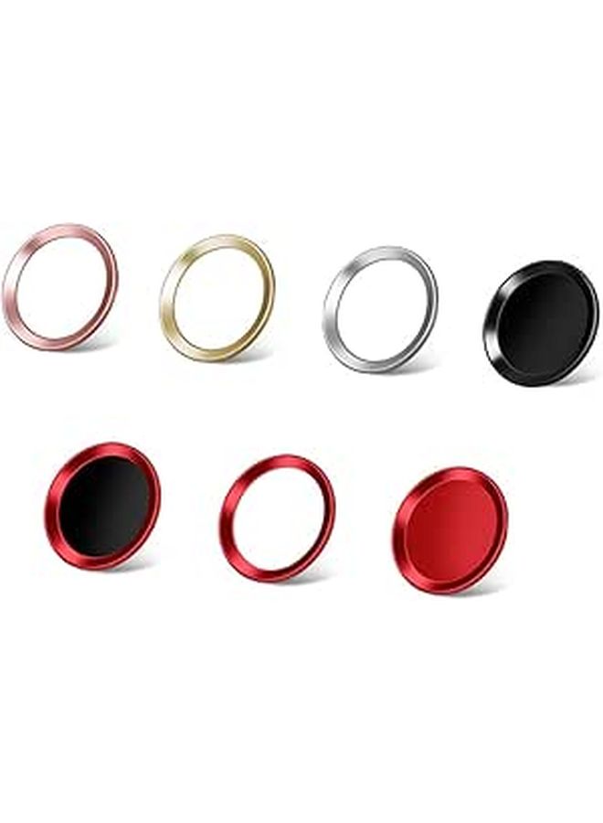 Home Key Fingerprint Recognition Button Sticker Metal Copper Self Adhesive Door Accessory - Image 1