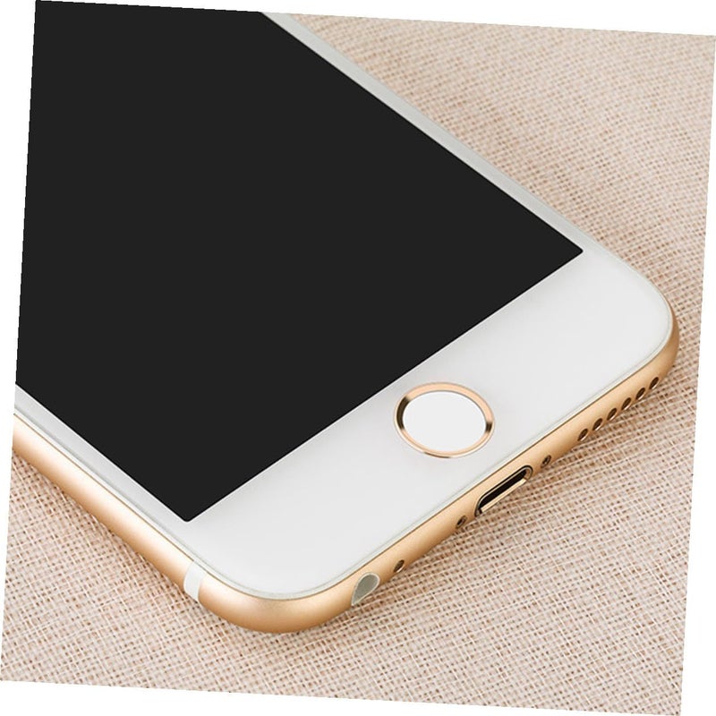Home Key Fingerprint Recognition Button Sticker Metal Copper Self Adhesive Door Accessory - Image 3